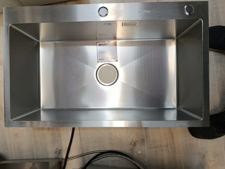 خرید سینک تک لگن 75 سانت HuaDiao | خرید آنلاین و ارسال سریع